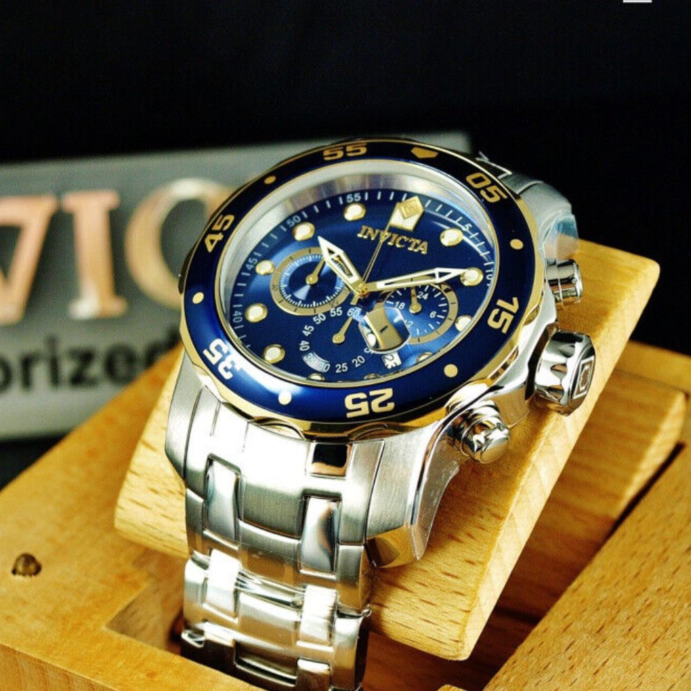Pro Diver Men's 48mm Scuba Navy Watch